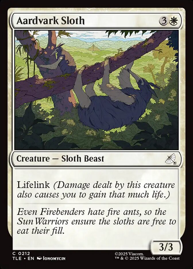 Aardvark Sloth (Avatar: The Last Airbender Eternal)