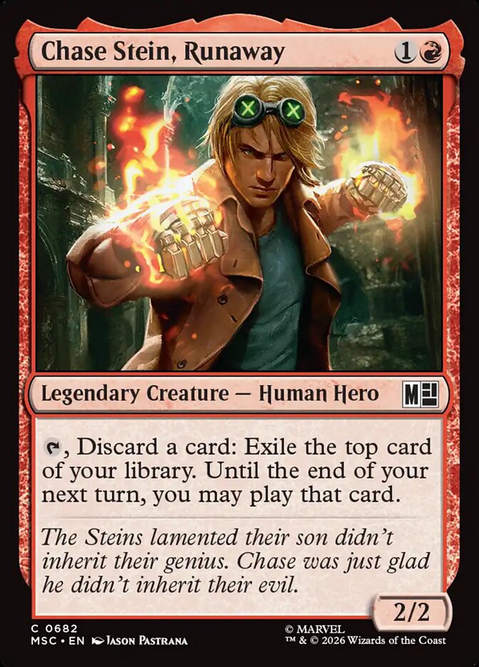 Chase Stein, Runaway (Marvel Super Heroes Commander)