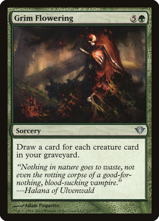 Grim Flowering (Dark Ascension)