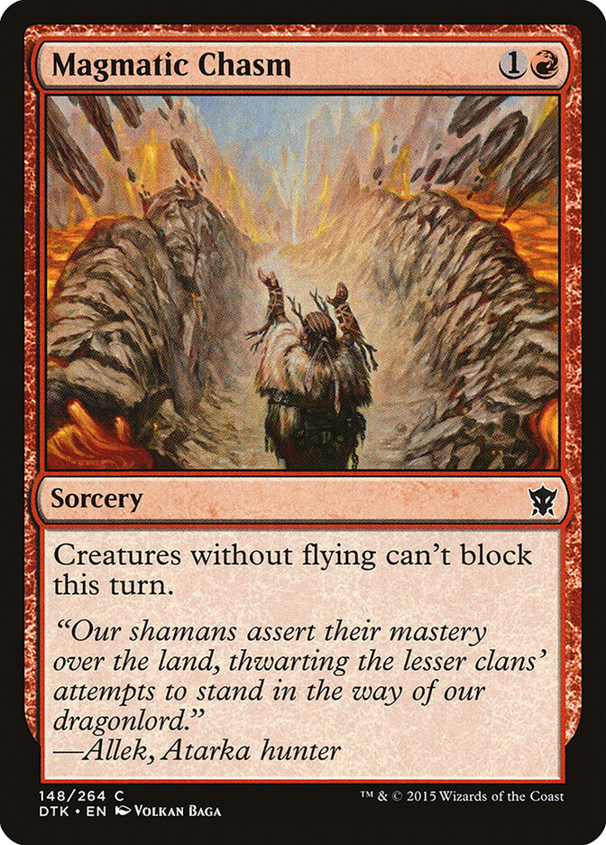 Magmatic Chasm (Dragons of Tarkir)