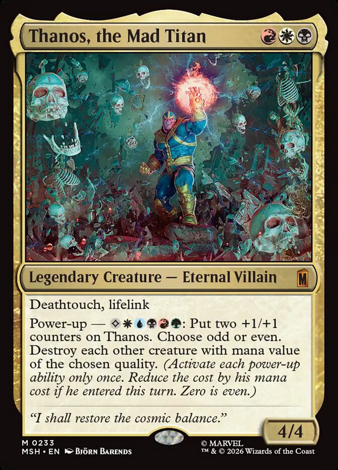 Thanos, the Mad Titan (Marvel Super Heroes)