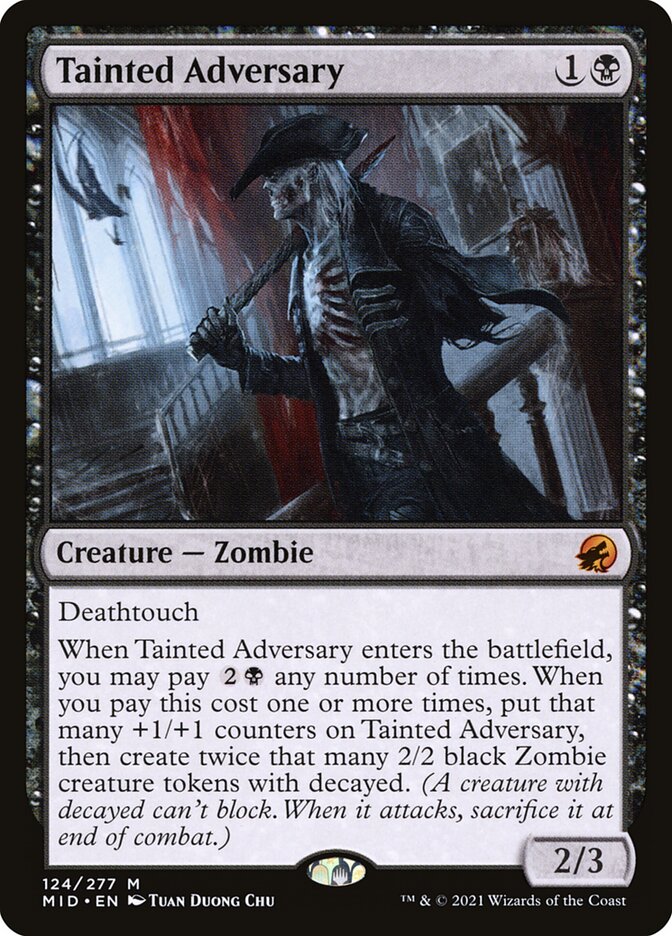 Tainted Adversary (Innistrad: Midnight Hunt)