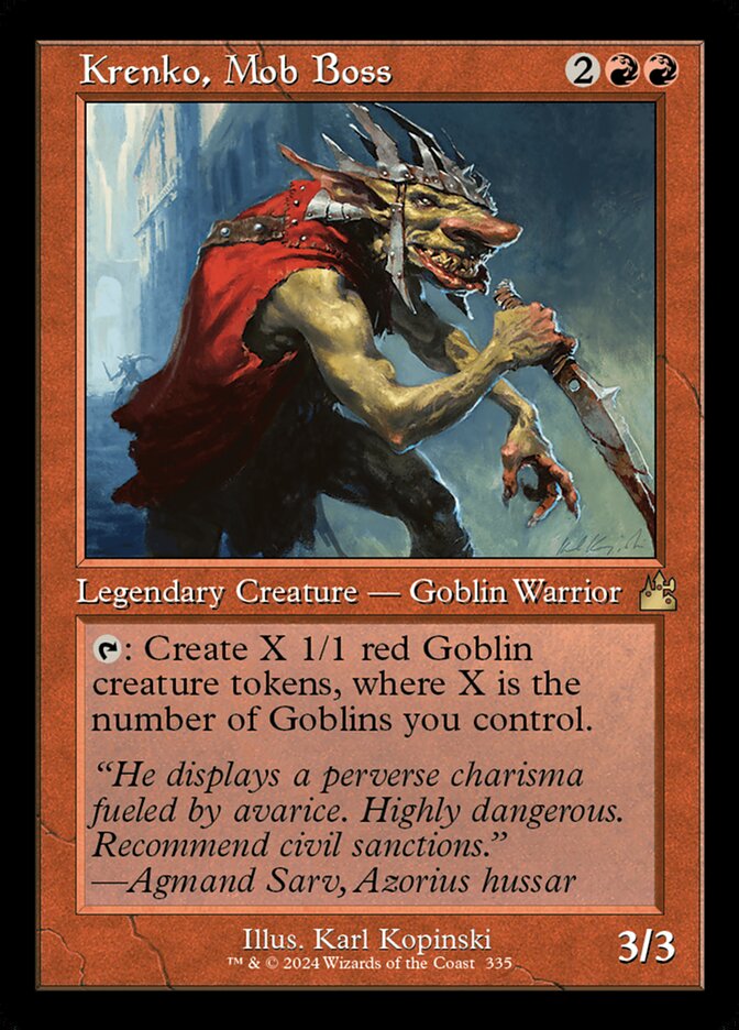 Krenko, Mob Boss (Ravnica Remastered)