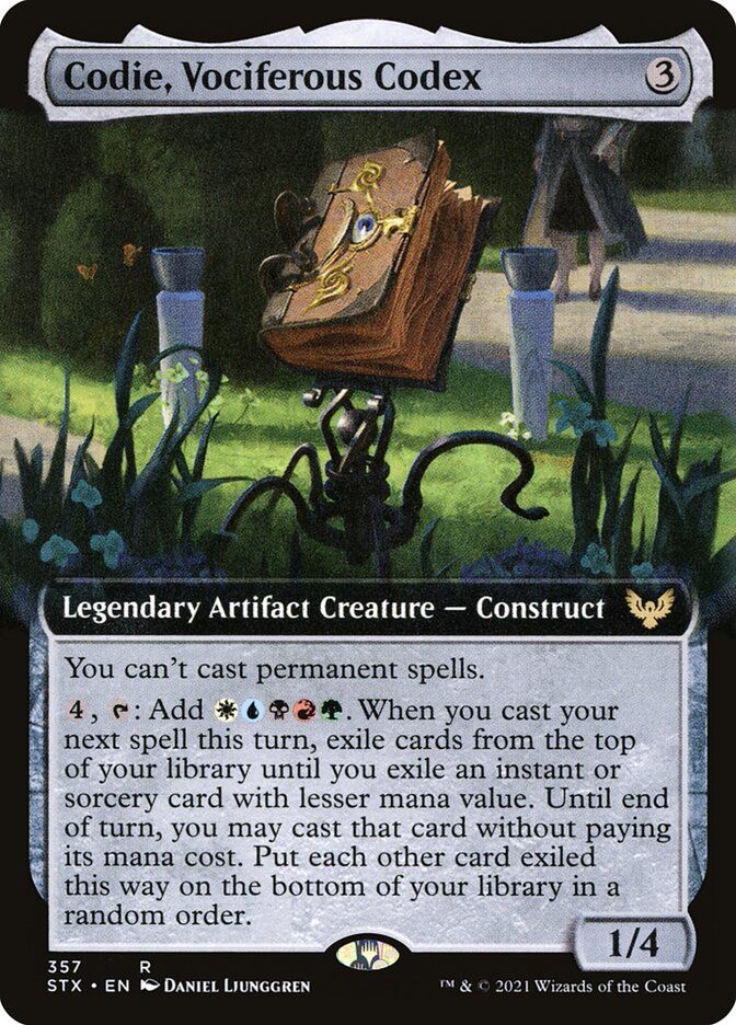 Codie, Vociferous Codex (Strixhaven: School of Mages)