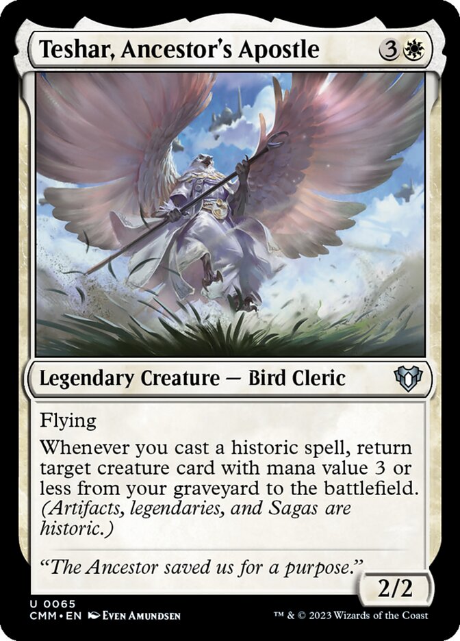 Teshar, Ancestor's Apostle (Commander Masters)
