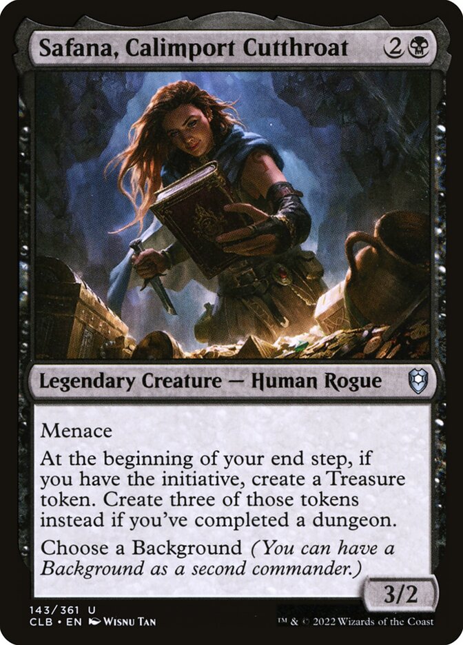 Safana, Calimport Cutthroat (Commander Legends: Battle for Baldur's Gate)