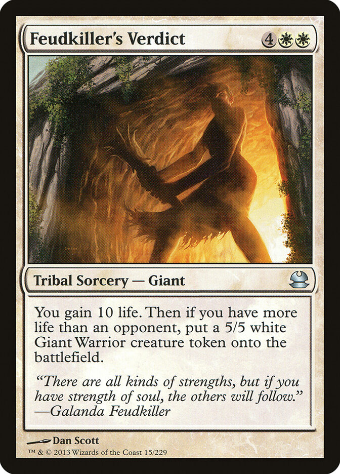 Feudkiller's Verdict (Modern Masters)