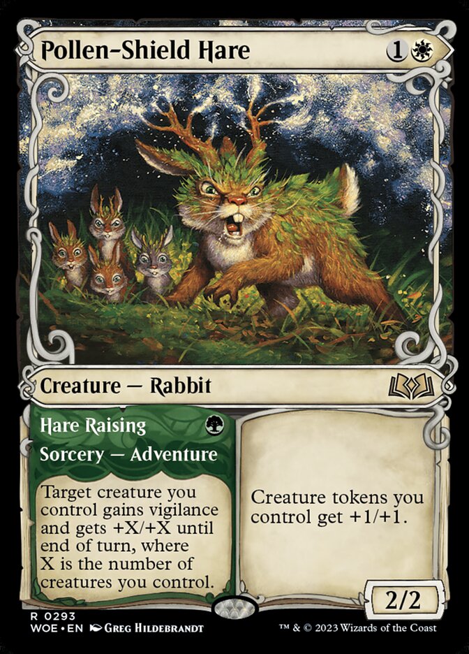Pollen-Shield Hare // Hare Raising (Wilds of Eldraine)