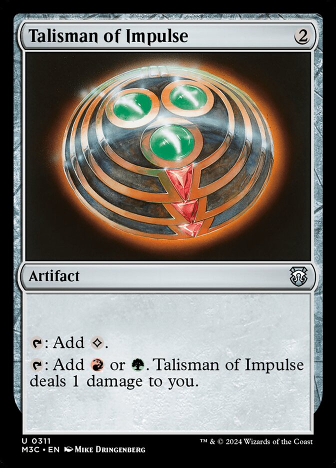 Talisman of Impulse (Modern Horizons 3 Commander)