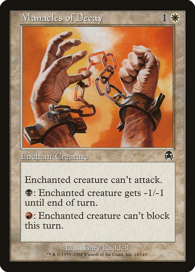Manacles of Decay (Apocalypse)