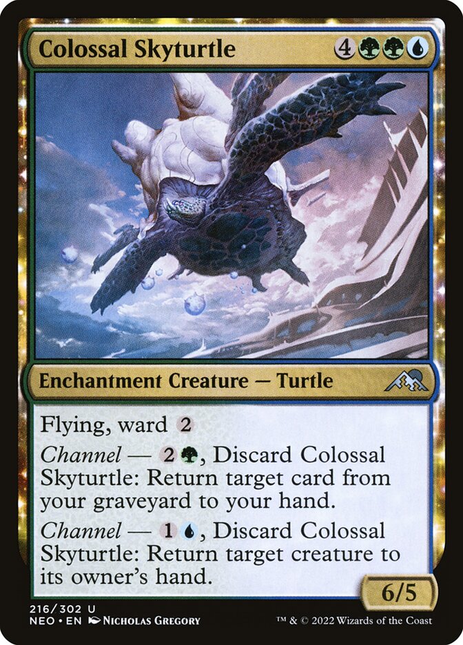 Colossal Skyturtle (Kamigawa: Neon Dynasty)