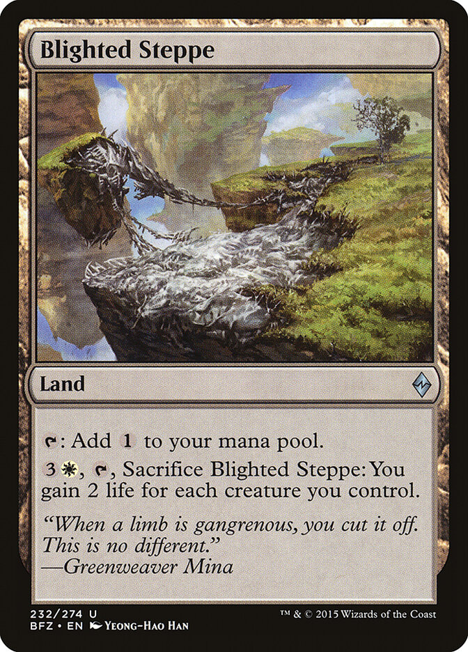 Blighted Steppe (Battle for Zendikar)