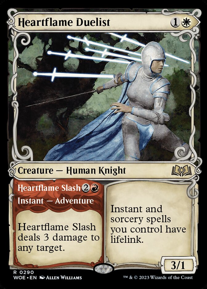 Heartflame Duelist // Heartflame Slash (Wilds of Eldraine)