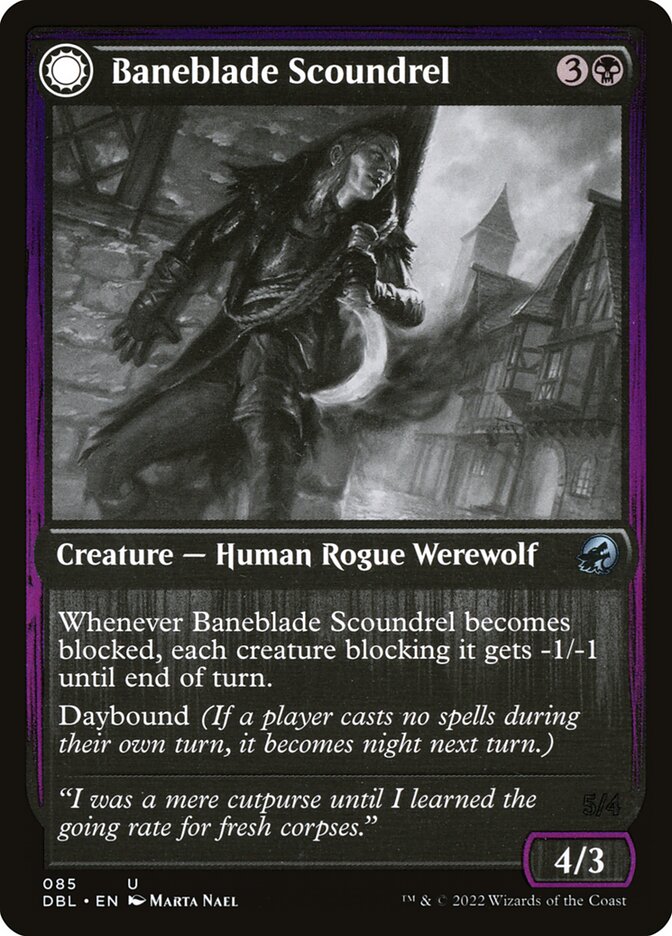Baneblade Scoundrel (Innistrad: Double Feature)