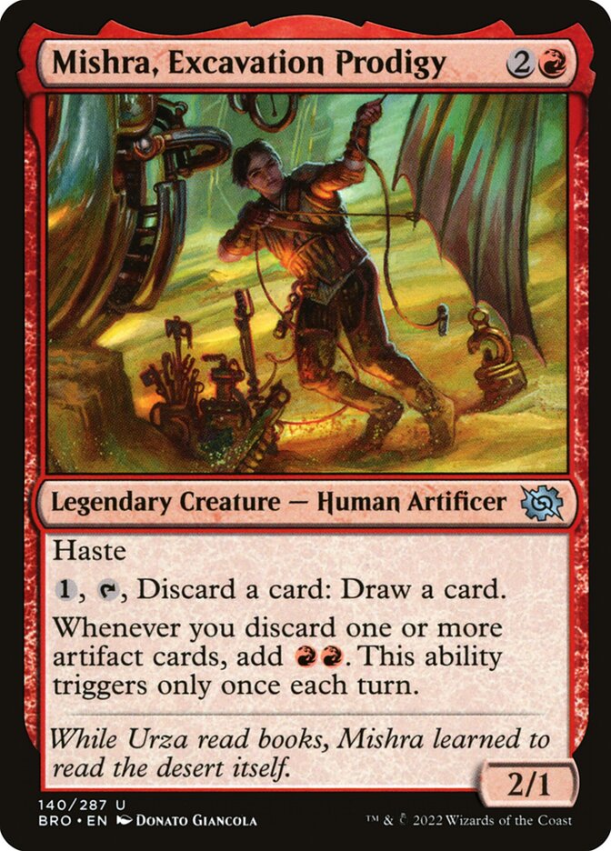 Mishra, Excavation Prodigy (The Brothers' War)