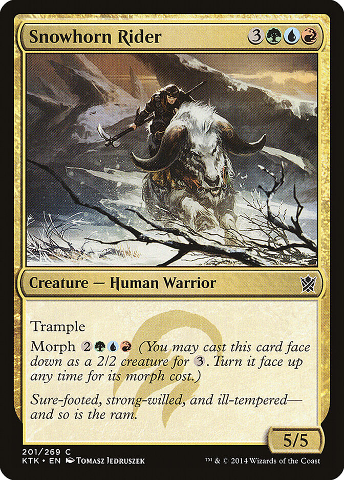 Snowhorn Rider (Khans of Tarkir)