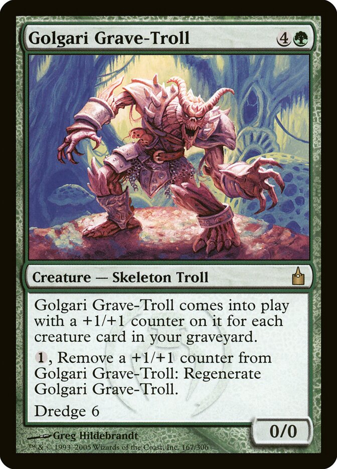 Golgari Grave-Troll (Ravnica: City of Guilds)