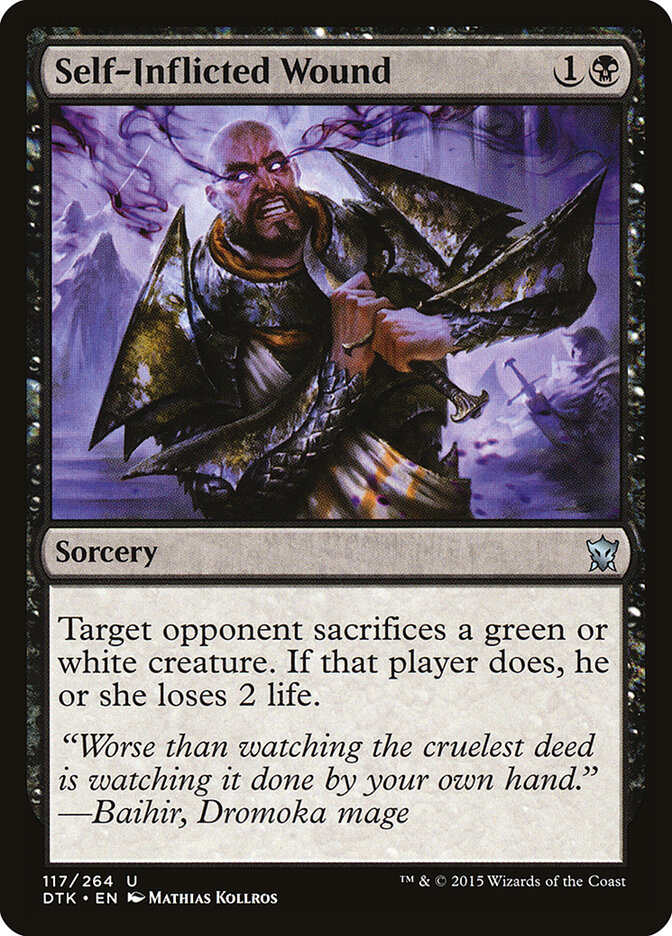 Self-Inflicted Wound (Dragons of Tarkir)