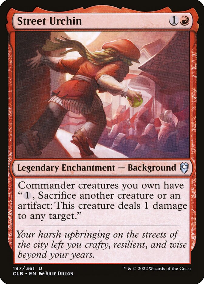 Street Urchin (Commander Legends: Battle for Baldur's Gate)