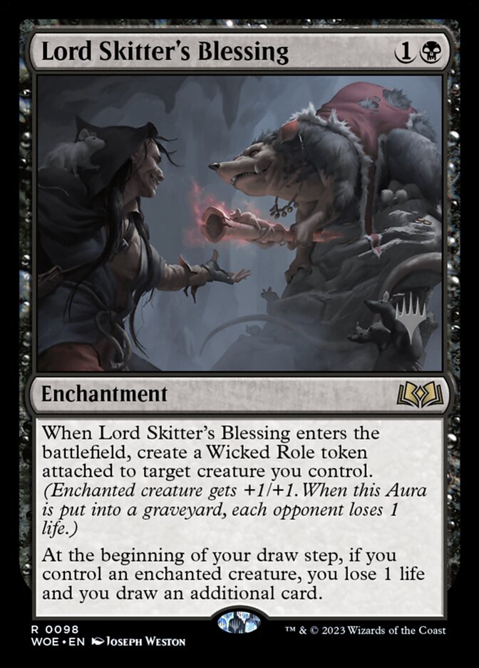 Lord Skitter's Blessing (Wilds of Eldraine Promos)