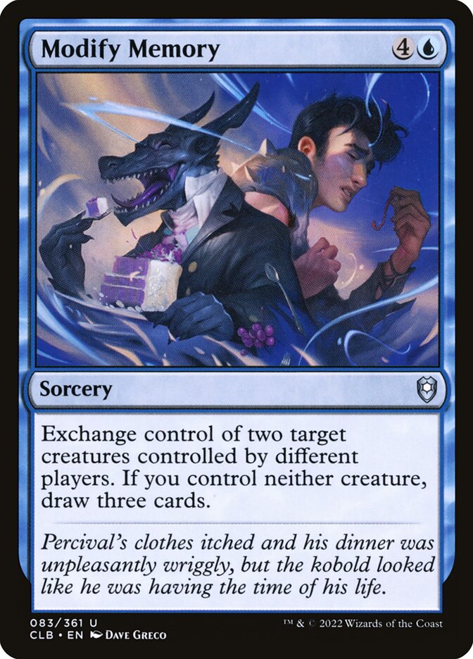 Modify Memory (Commander Legends: Battle for Baldur's Gate)