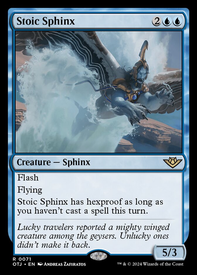Stoic Sphinx (Outlaws of Thunder Junction)