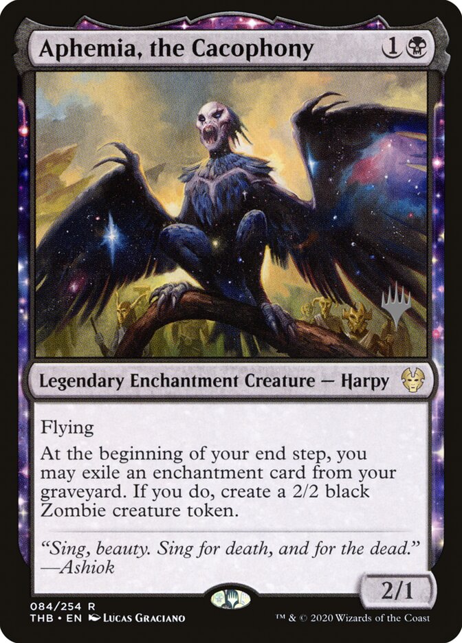 Aphemia, the Cacophony (Theros Beyond Death Promos)
