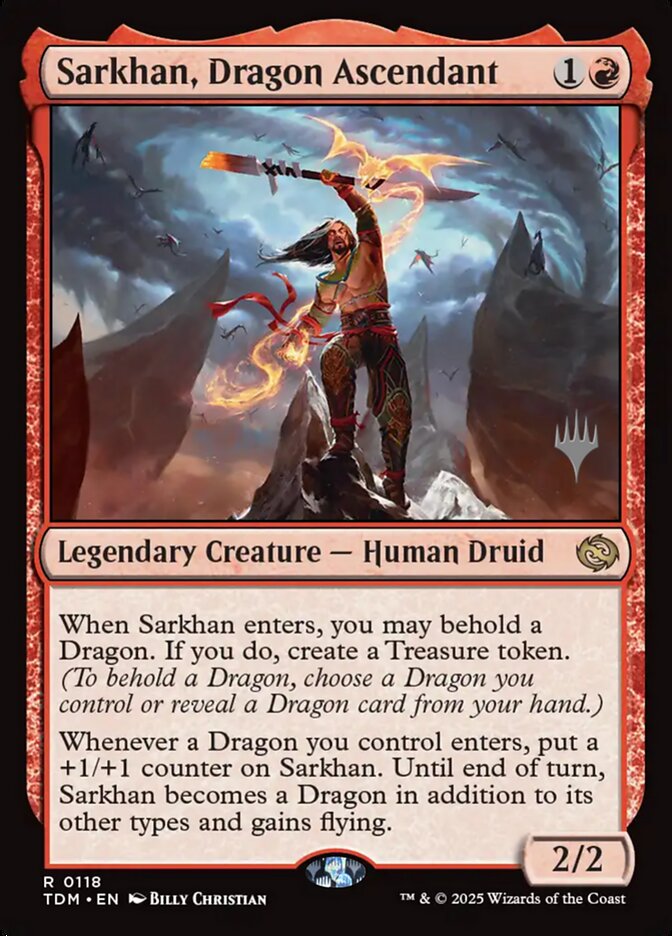 Sarkhan, Dragon Ascendant (Tarkir: Dragonstorm Promos)