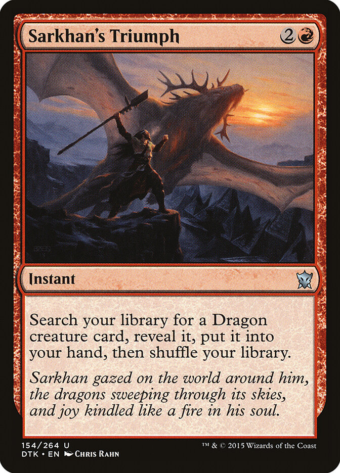 Sarkhan's Triumph (Dragons of Tarkir)