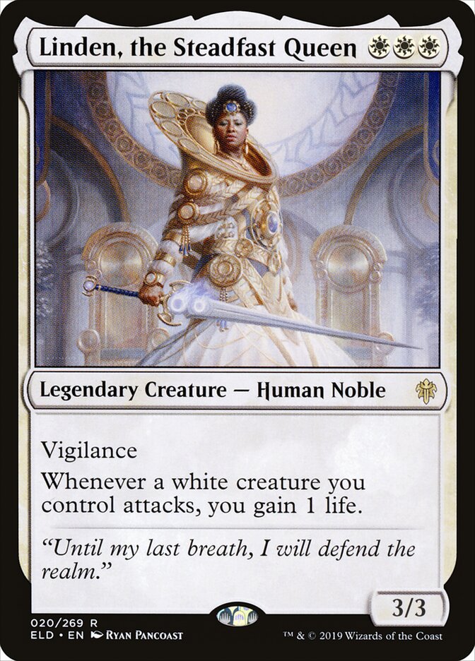 Linden, the Steadfast Queen (Throne of Eldraine)