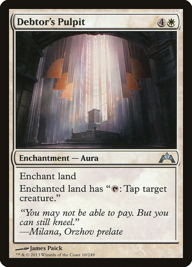Debtor's Pulpit (Gatecrash)
