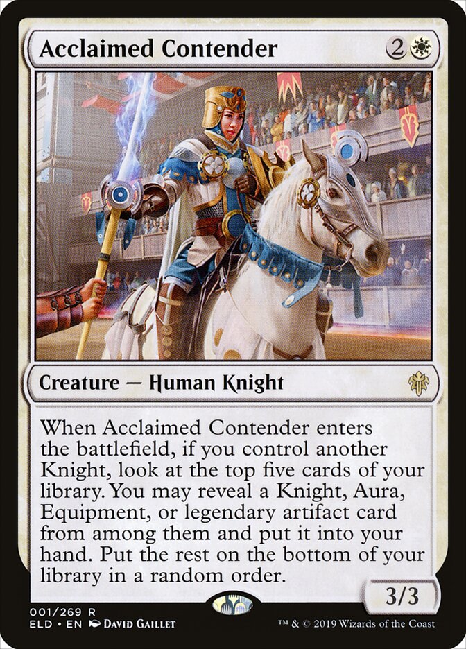 Acclaimed Contender (Throne of Eldraine)