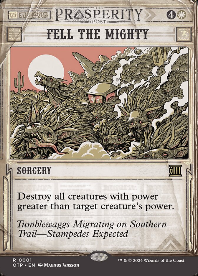Fell the Mighty (Breaking News)