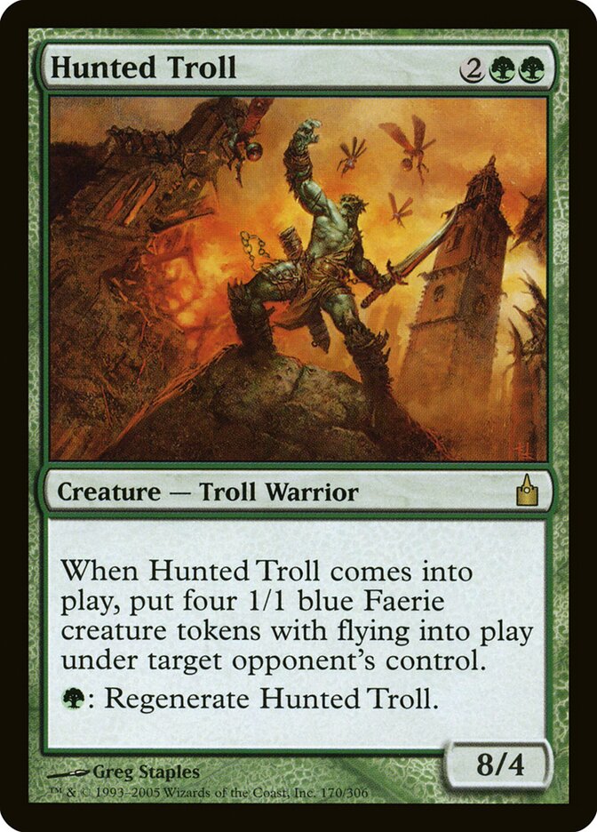 Hunted Troll (Ravnica: City of Guilds)