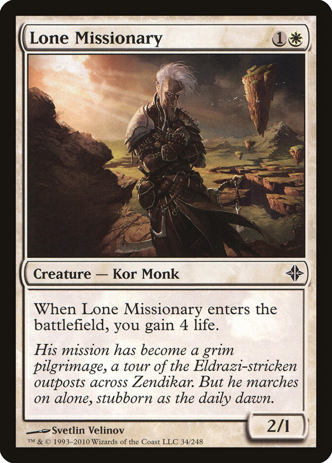 Lone Missionary (Rise of the Eldrazi)