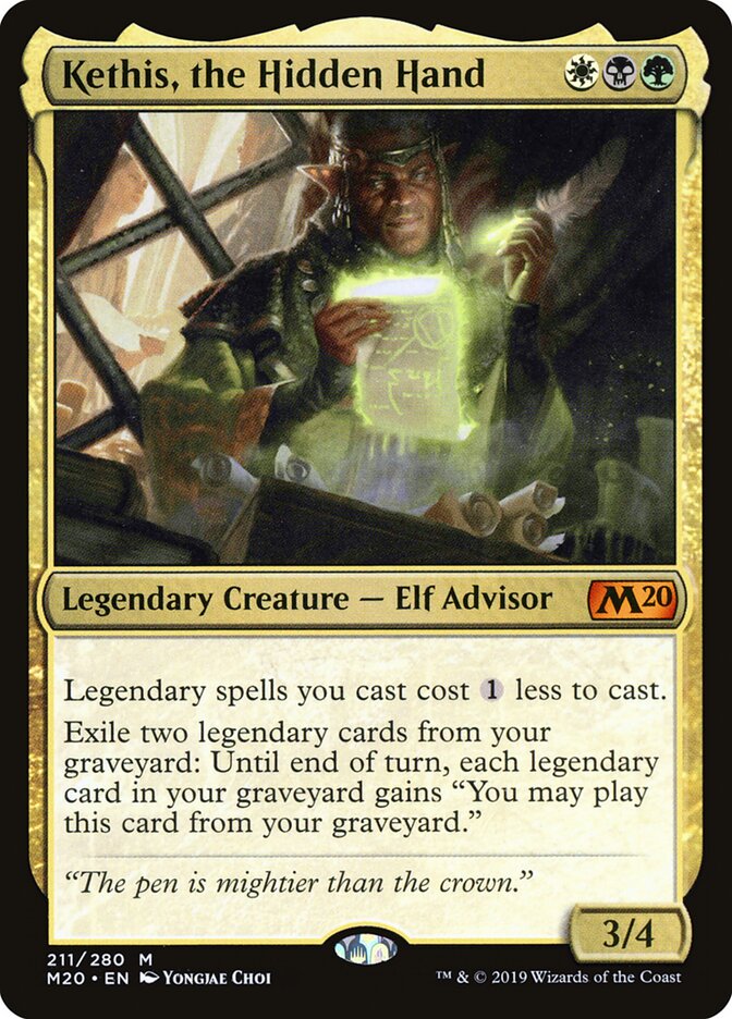 Kethis, the Hidden Hand (Core Set 2020)