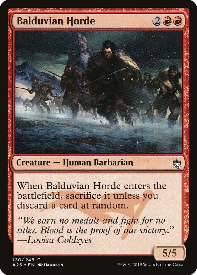 Balduvian Horde (Masters 25)