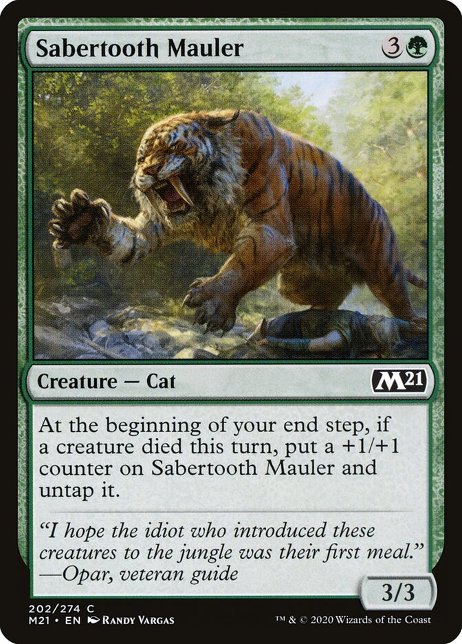 Sabertooth Mauler (Core Set 2021)
