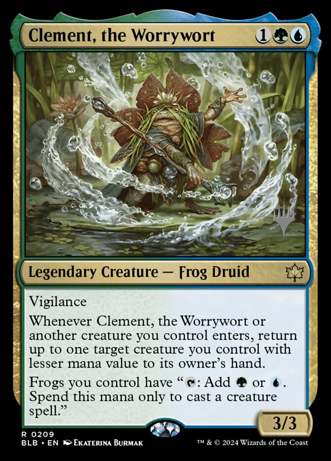 Clement, the Worrywort (Bloomburrow Promos)