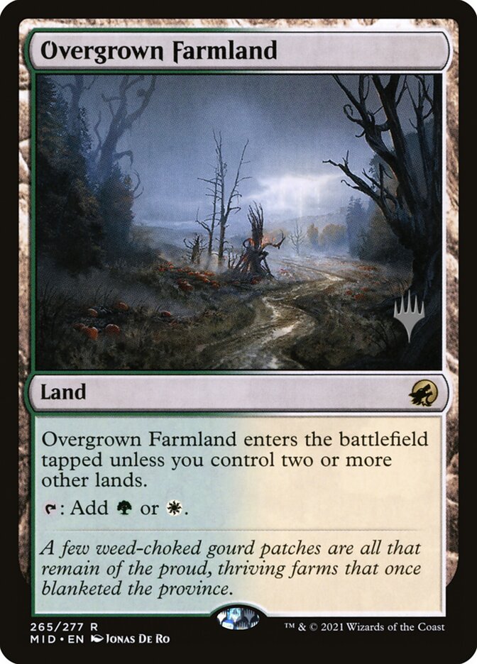 Overgrown Farmland (Innistrad: Midnight Hunt Promos)