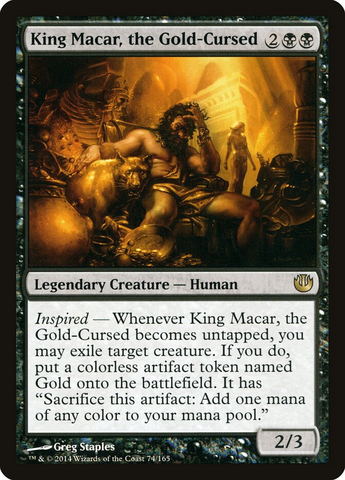King Macar, the Gold-Cursed (Journey into Nyx)