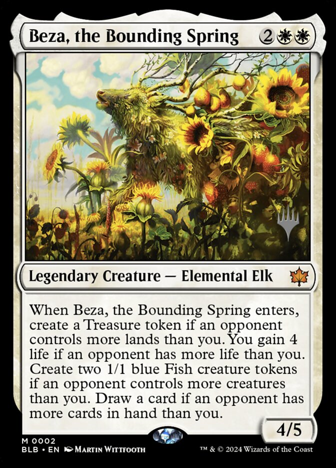 Beza, the Bounding Spring (Bloomburrow Promos)