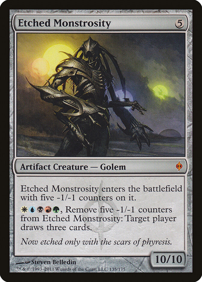 Etched Monstrosity (New Phyrexia)