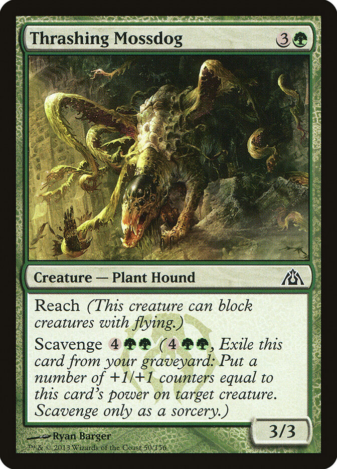 Thrashing Mossdog (Dragon's Maze)