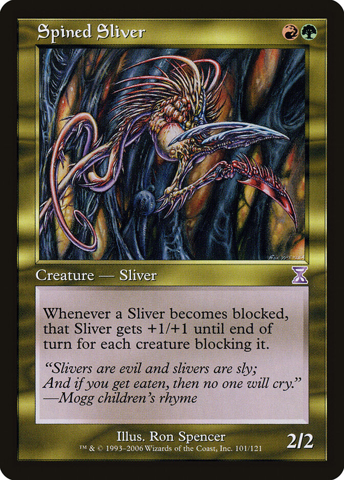 Spined Sliver (Time Spiral Timeshifted)
