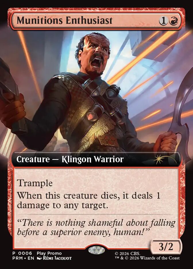 Munitions Enthusiast (Wizards Play Network 2026)