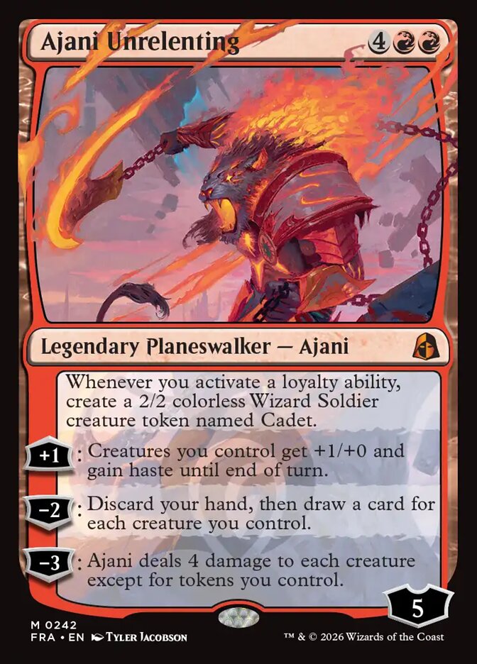Ajani Unrelenting (Reality Fracture)