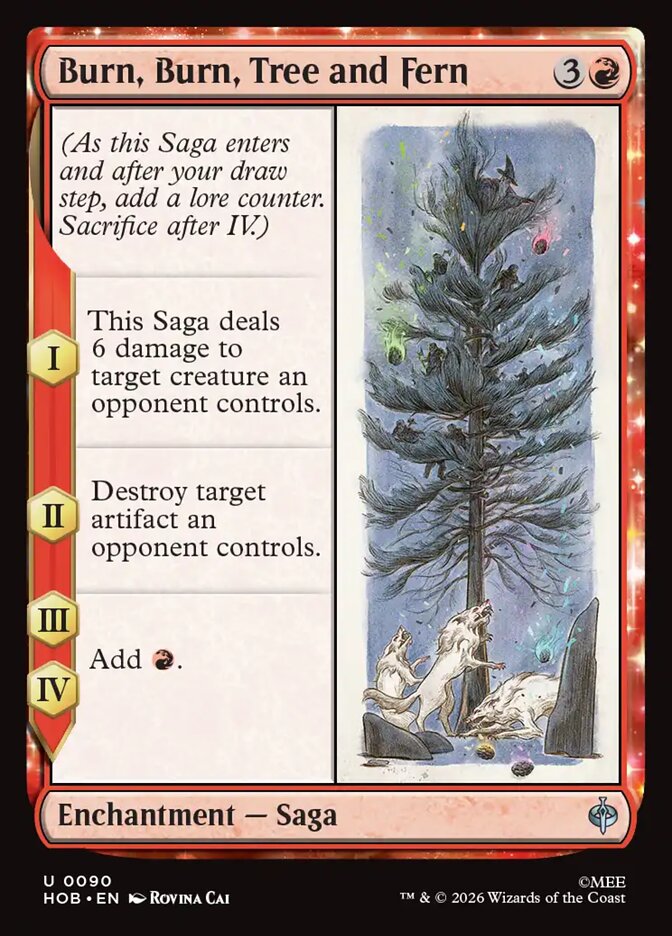 Burn, Burn, Tree and Fern (The Hobbit)