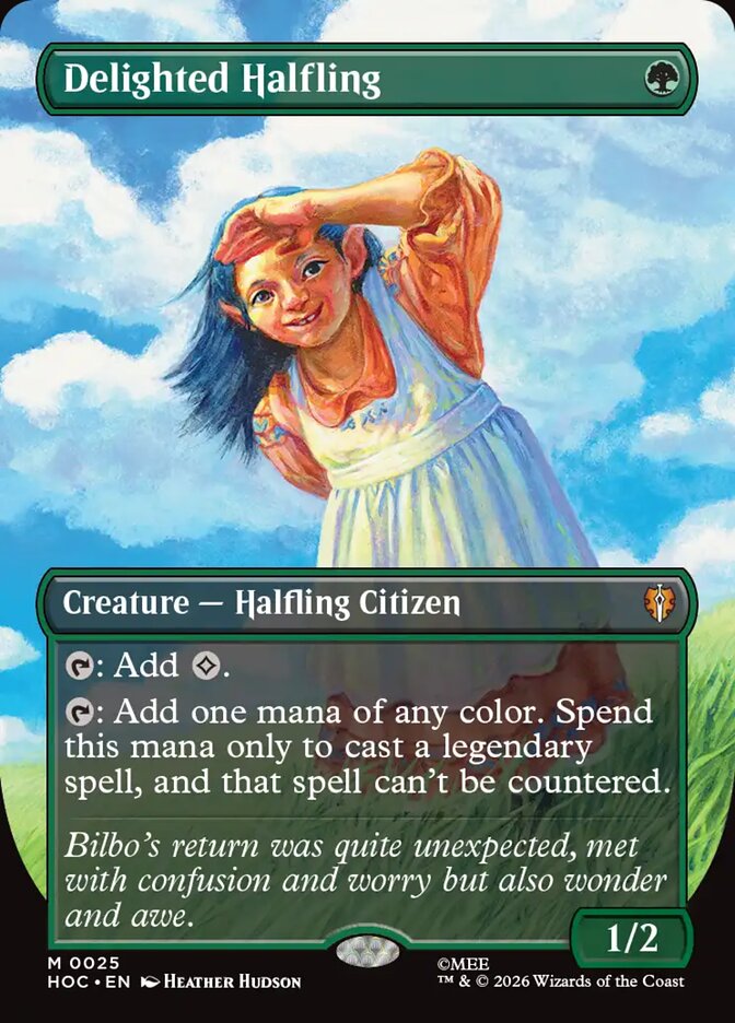 Delighted Halfling (The Hobbit Eternal)