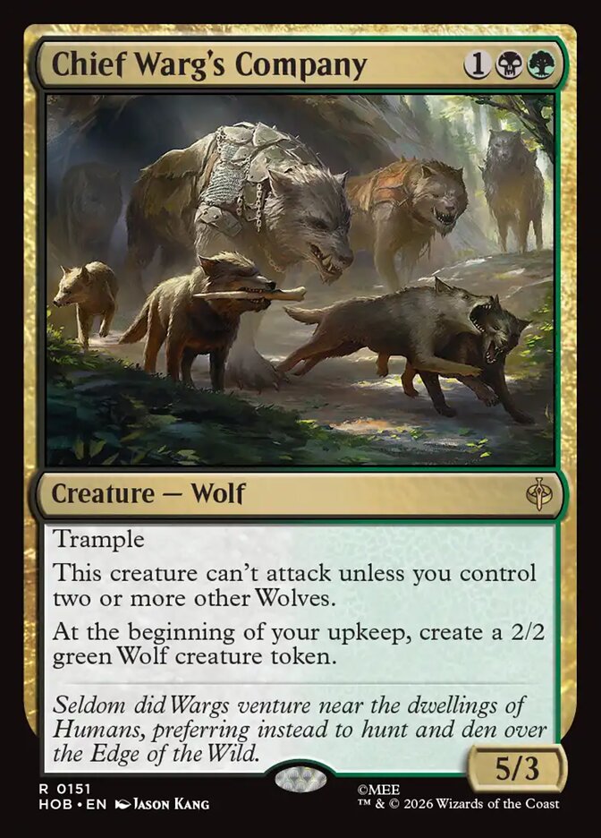 Chief Warg's Company (The Hobbit)
